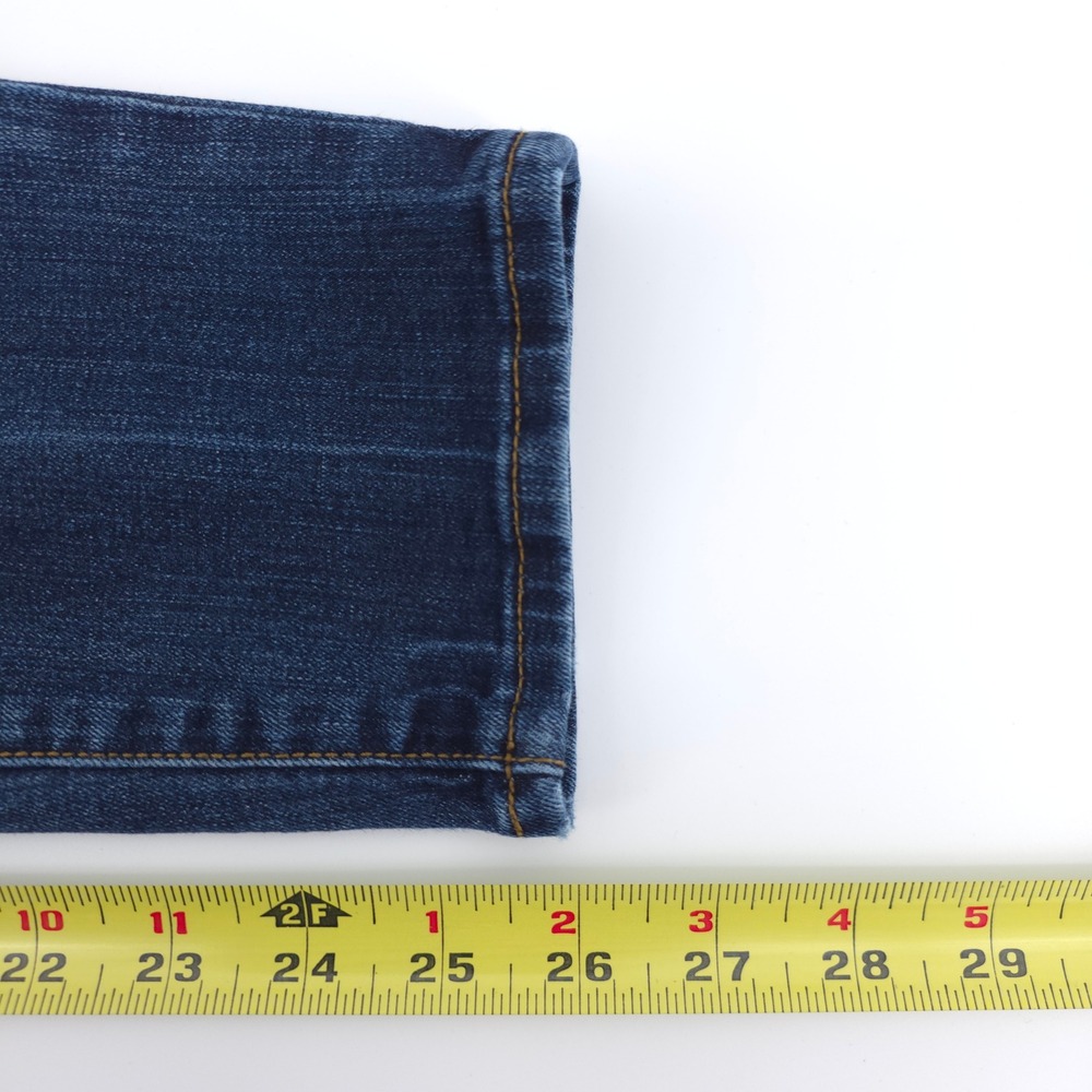 Lucky Brand Women Jeans Sofia Skinny 2/26 Blue Dark Wash Whiskered Stretch Denim - Picture 11 of 11